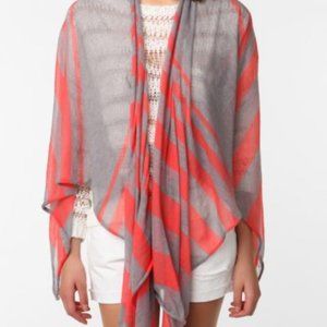 NWOT Lightweight, Striped Ruana